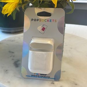 NIB Popsockets PopGrip Airpods Holder + Phone Grip & Stand